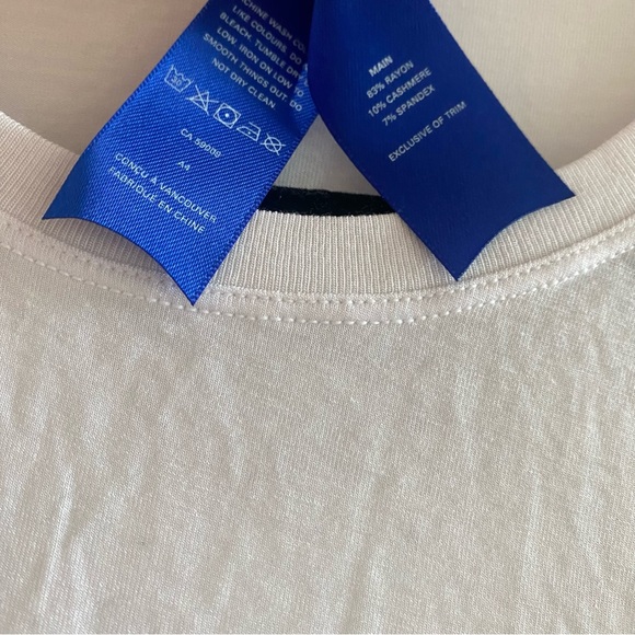 New Cashmere Blend Kit and Ace White Tee - Picture 4 of 5